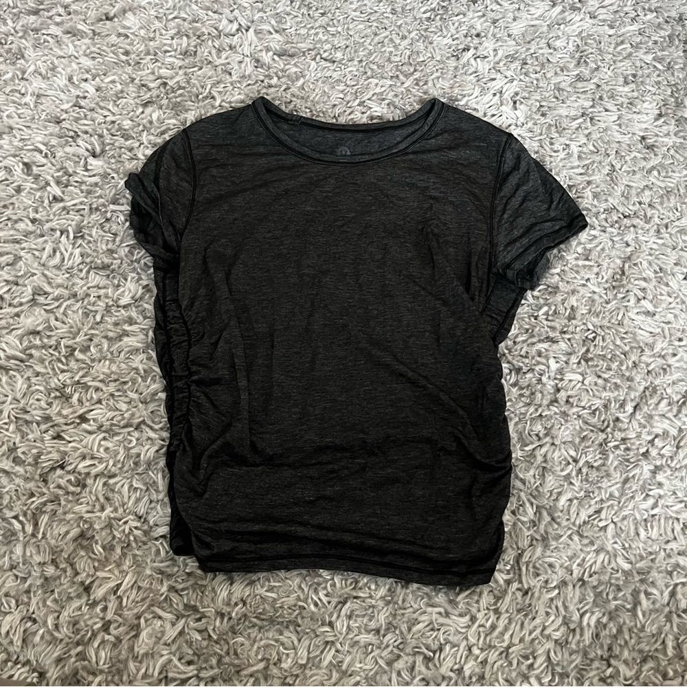 lululemon all it takes grey t shirt size 4